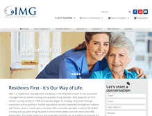 Tablet Screenshot of imgcares.com